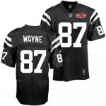 Jerseys Factory Cheap Colts #87 Reggie Wayne Black Shadow With S