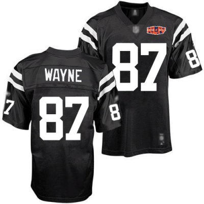 Jerseys Factory Cheap Colts #87 Reggie Wayne Black Shadow With S