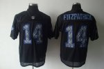 Jerseys Factory Cheap Sideline Black United Bills #14 Ryan Fitzp
