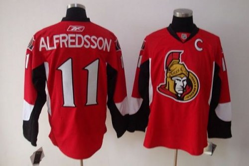 Jerseys Factory Cheap Senators #11 Daniel Alfredsson Embroidered