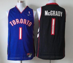 Jerseys Factory Cheap Raptors #1 Tracy Mcgrady Black/Purple Nike
