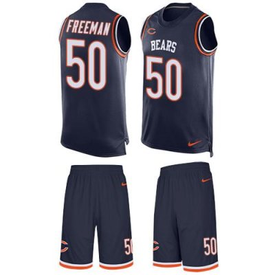 Jerseys Factory Cheap Nike Bears #50 Jerrell Freeman Navy Blue T