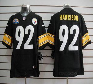 Jerseys Factory Cheap Nike Steelers #92 James Harrison Black Tea