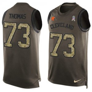 Jerseys Factory Cheap Nike Browns #73 Joe Thomas Green Men's Sti