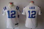 Jerseys Factory Cheap Nike Colts #12 Andrew Luck White Women's E