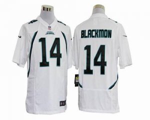 Jerseys Factory Cheap Nike Jaguars #14 Justin Blackmon White Men