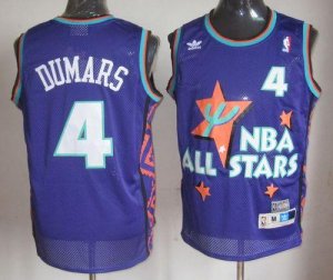 Jerseys Factory Cheap Pistons #4 Joe Dumars Purple 1995 All Star