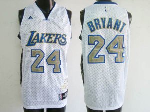 Jerseys Factory Cheap Lakers #24 Kobe Bryant Embroidered White C