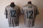 Jerseys Factory Cheap Nike Seahawks #12 Fan Grey Shadow Men's Em