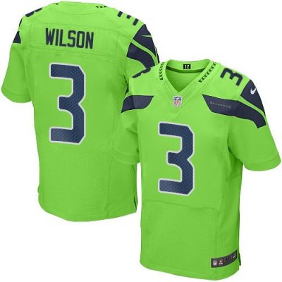 Jerseys Factory Cheap Nike Seahawks #3 Russell Wilson Green Men'