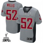 Jerseys Factory Cheap Nike 49ers #52 Patrick Willis Grey Shadow