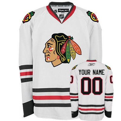 Jerseys Factory Cheap Blackhawks Personalized Authentic White NH