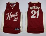 Jerseys Factory Cheap Heat #21 Hassan Whiteside Red 2015-2016 Ch