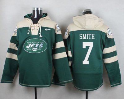 Jerseys Factory Cheap Nike Jets #7 Geno Smith Green Player Pullo