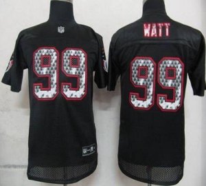 Jerseys Factory Cheap Sideline Black United Texans #99 J.J Watt