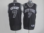 Jerseys Factory Cheap Knicks #7 Carmelo Anthony Black Shadow Sti