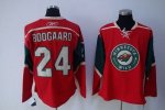 Jerseys Factory Cheap Wild #24 Derek Boogaard Embroidered Red NH