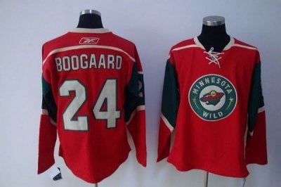 Jerseys Factory Cheap Wild #24 Derek Boogaard Embroidered Red NH