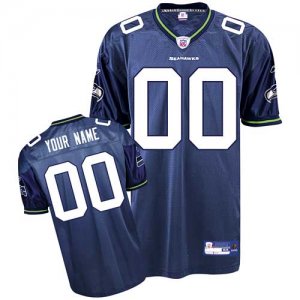 Jerseys Factory Cheap Seahawks Personalized Authentic Blue NFL J