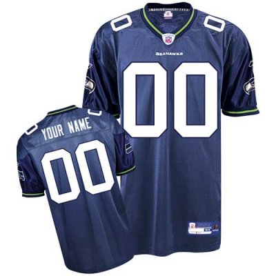 Jerseys Factory Cheap Seahawks Personalized Authentic Blue NFL J