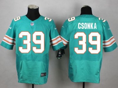 Jerseys Factory Cheap Nike Dolphins #39 Larry Csonka Aqua Green