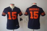 Jerseys Factory Cheap Nike Bears #15 Brandon Marshall Navy Blue