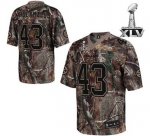 Jerseys Factory Cheap Steelers #43 Troy Polamalu Camouflage Real