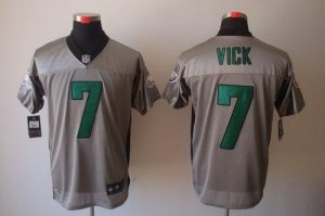 Jerseys Factory Cheap Nike Eagles #7 Michael Vick Grey Shadow Me