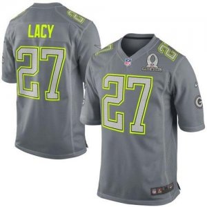 Jerseys Factory Cheap Nike Packers #27 Eddie Lacy Grey Pro Bowl