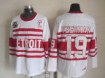 Jerseys Factory Cheap Red Wings #19 Steve Yzerman Embroidered Wh