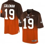 Jerseys Factory Cheap Nike Browns #19 Corey Coleman Brown/Orange