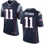 Jerseys Factory Cheap Nike Patriots #11 Julian Edelman Navy Blue