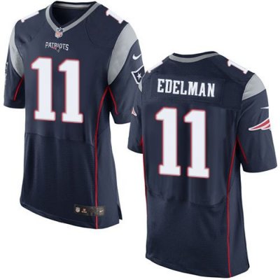 Jerseys Factory Cheap Nike Patriots #11 Julian Edelman Navy Blue