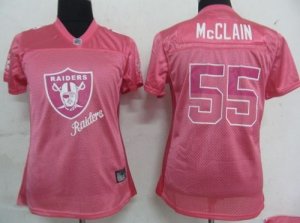 Jerseys Factory Cheap Raiders #55 Rolando McClain Pink 2011 Wome