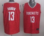 Jerseys Factory Cheap Rockets #13 James Harden Red Crazy Light S