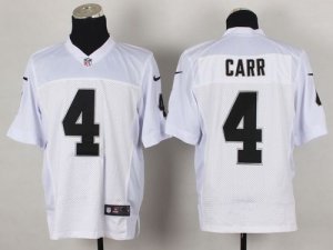Jerseys Factory Cheap Nike Raiders #4 Derek Carr White Men's Sti