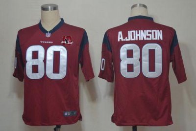 Jerseys Factory Cheap Nike Texans #80 Andre Johnson Red Alternat