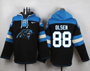 Jerseys Factory Cheap Nike Panthers #88 Greg Olsen Black Player
