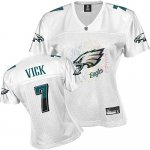 Jerseys Factory Cheap Eagles #7 Michael Vick White 2011 Women's
