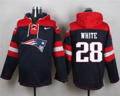 Jerseys Factory Cheap Nike Patriots #28 James White Navy Blue Pl
