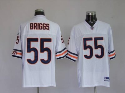 Jerseys Factory Cheap Bears #55 Lance Briggs White Stitched NFL