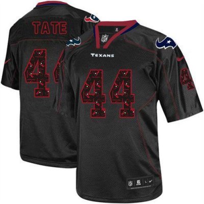 Jerseys Factory Cheap Nike Texans #44 Ben Tate New Lights Out Bl