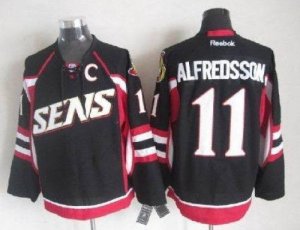 Jerseys Factory Cheap Senators #11 Daniel Alfredsson Black Throw