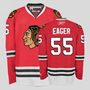 Jerseys Factory Cheap Blackhawks #55 Ben Eager Embroidered Red N