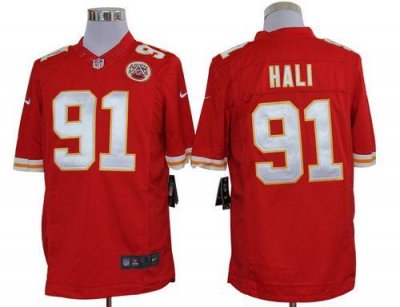 Jerseys Factory Cheap Nike Chiefs #91 Tamba Hali Red Team Color