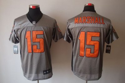 Jerseys Factory Cheap Nike Bears #15 Brandon Marshall Grey Shado