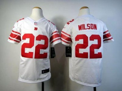 Jerseys Factory Cheap Nike Giants #22 David Wilson White Youth E