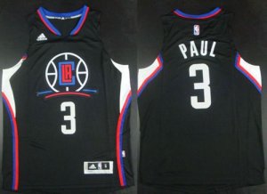 Jerseys Factory Cheap Clippers #3 Chris Paul Black Alternate Sti