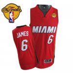 Jerseys Factory Cheap Heat Finals Patch #6 LeBron James Revoluti