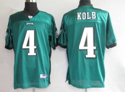 Jerseys Factory Cheap Eagles Kevin Kolb #4 Stitched Green NFL Je
